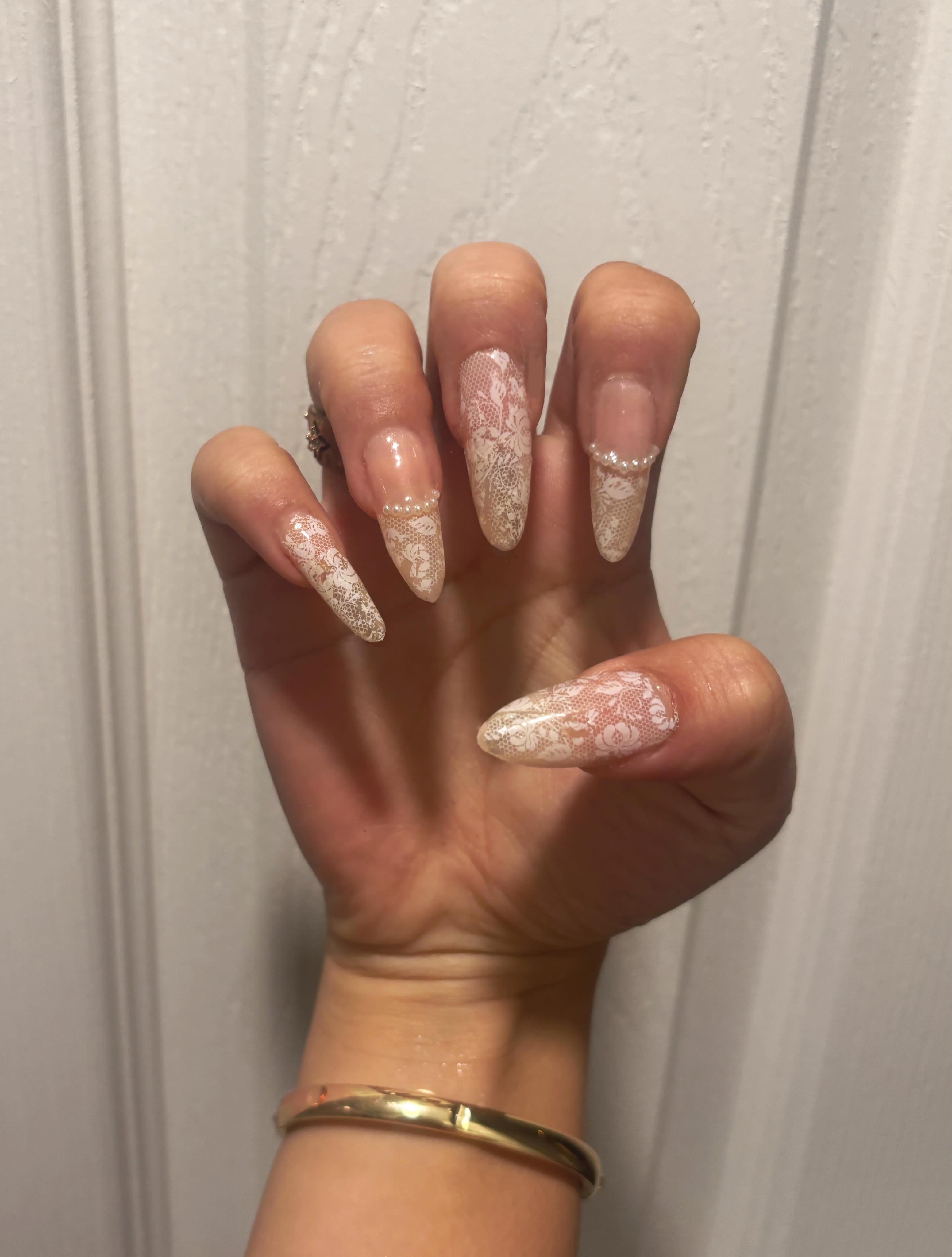Prom nails #promnails #lacenails #nails #art #prom